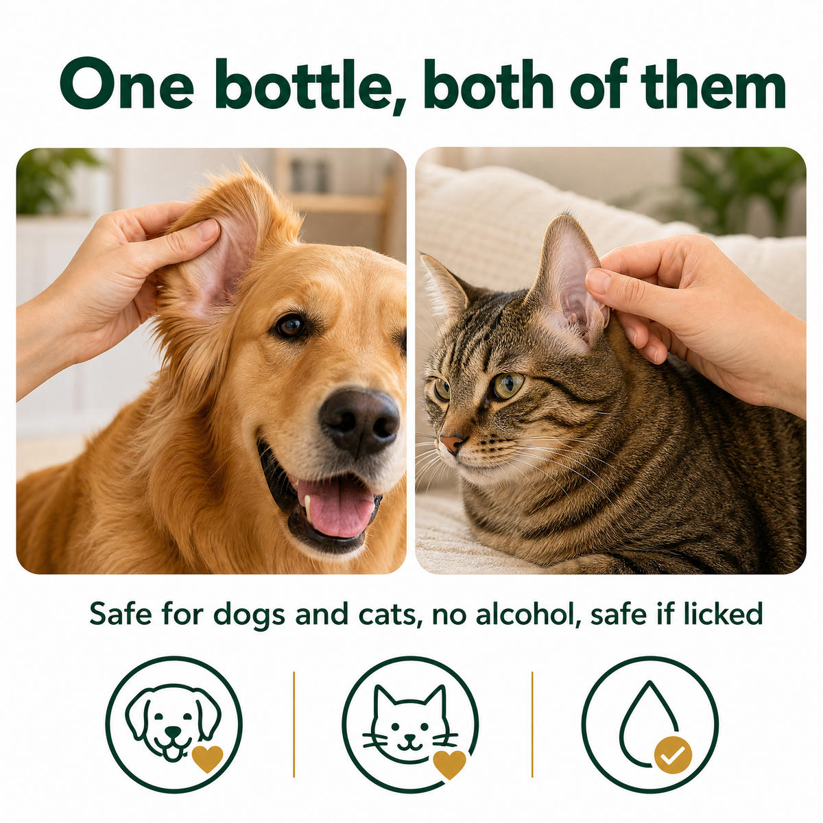 Ear Cleaner for Dogs & Cats.
